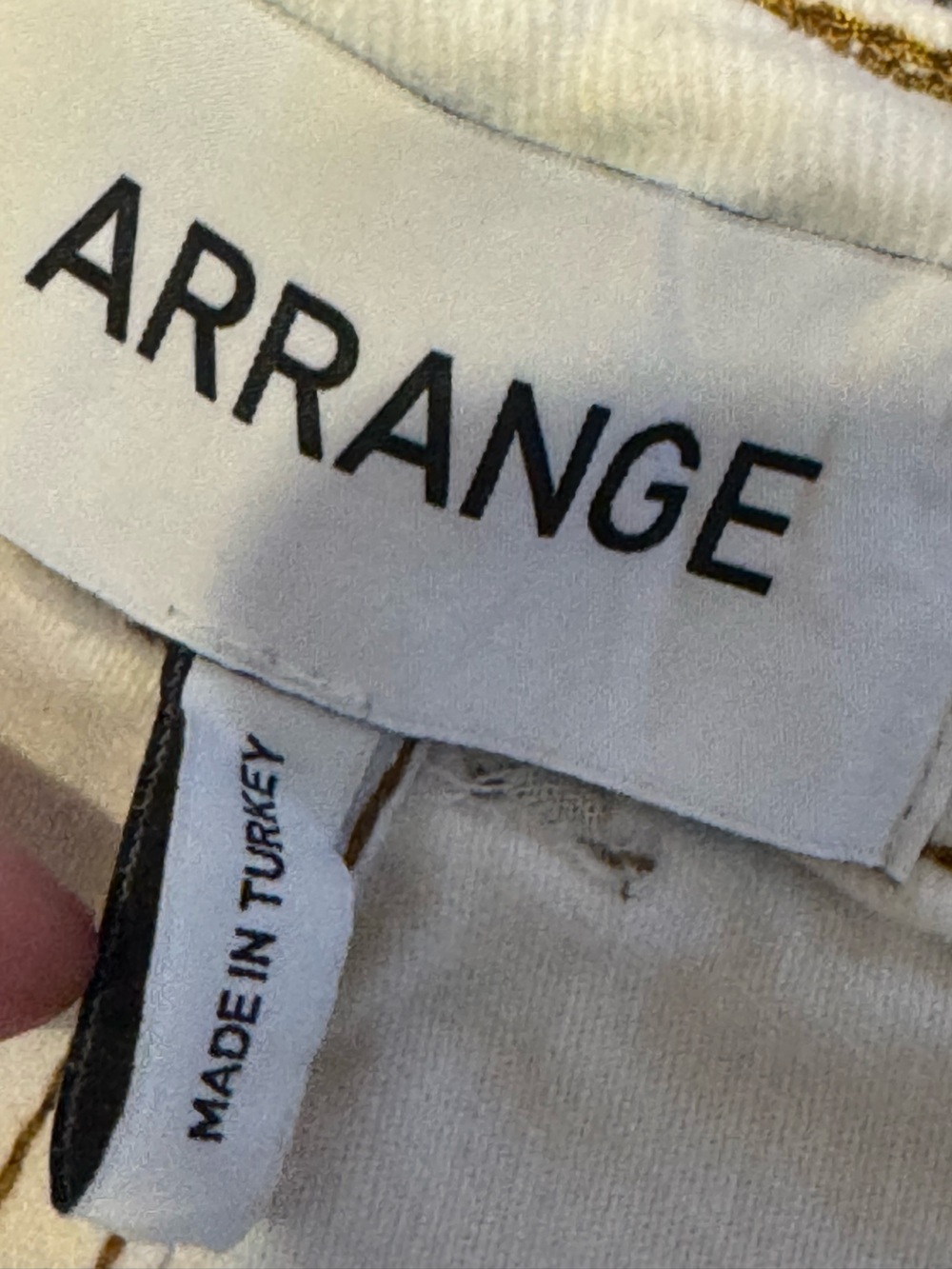 ASOS ARRANGE Sydney Off White/White Denim/Cotton Barrel Leg Jeans US 12 - Picture 11 of 15